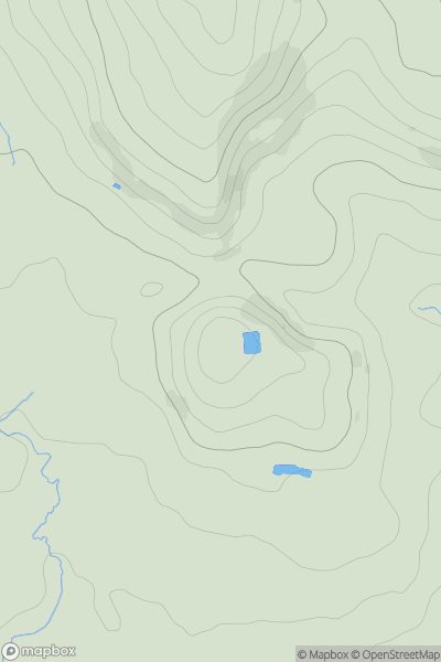 Thumbnail image for Birch Hill [Lancashire, Cheshire and S Pennines] [SD919166] showing contour plot for surrounding peak